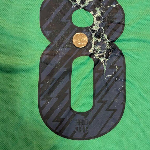 2010 2011 Nike FC Barcelona Andres Iniesta Futbol Kit/Jersey - Size S - Picture 5 of 5